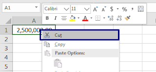 Cara Cut Dalam Excel